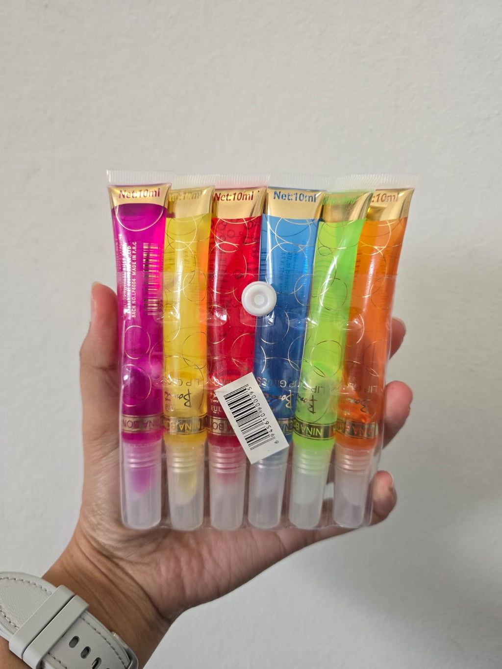 Fruit Flavoured Clear Lip Gloss Set – 6PCS