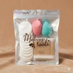 Makeup Tools Kit (Cotton Buds & Powder Puff Set)