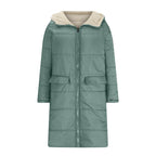 Longline Sherpa Lined Hooded Puffer Coat