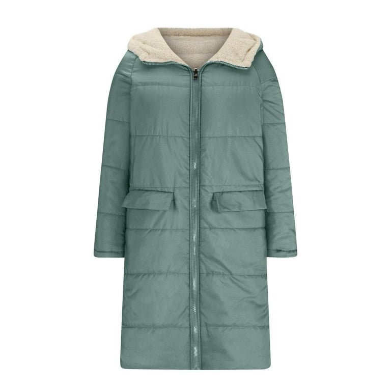 Longline Sherpa Lined Hooded Puffer Coat