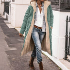Longline Sherpa Lined Hooded Puffer Coat