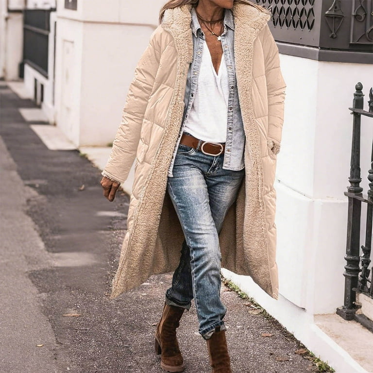Longline Sherpa Lined Hooded Puffer Coat