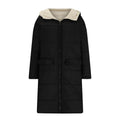 Longline Sherpa Lined Hooded Puffer Coat