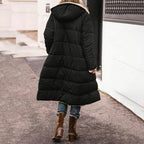 Longline Sherpa Lined Hooded Puffer Coat