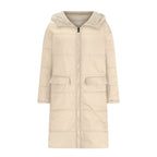 Longline Sherpa Lined Hooded Puffer Coat