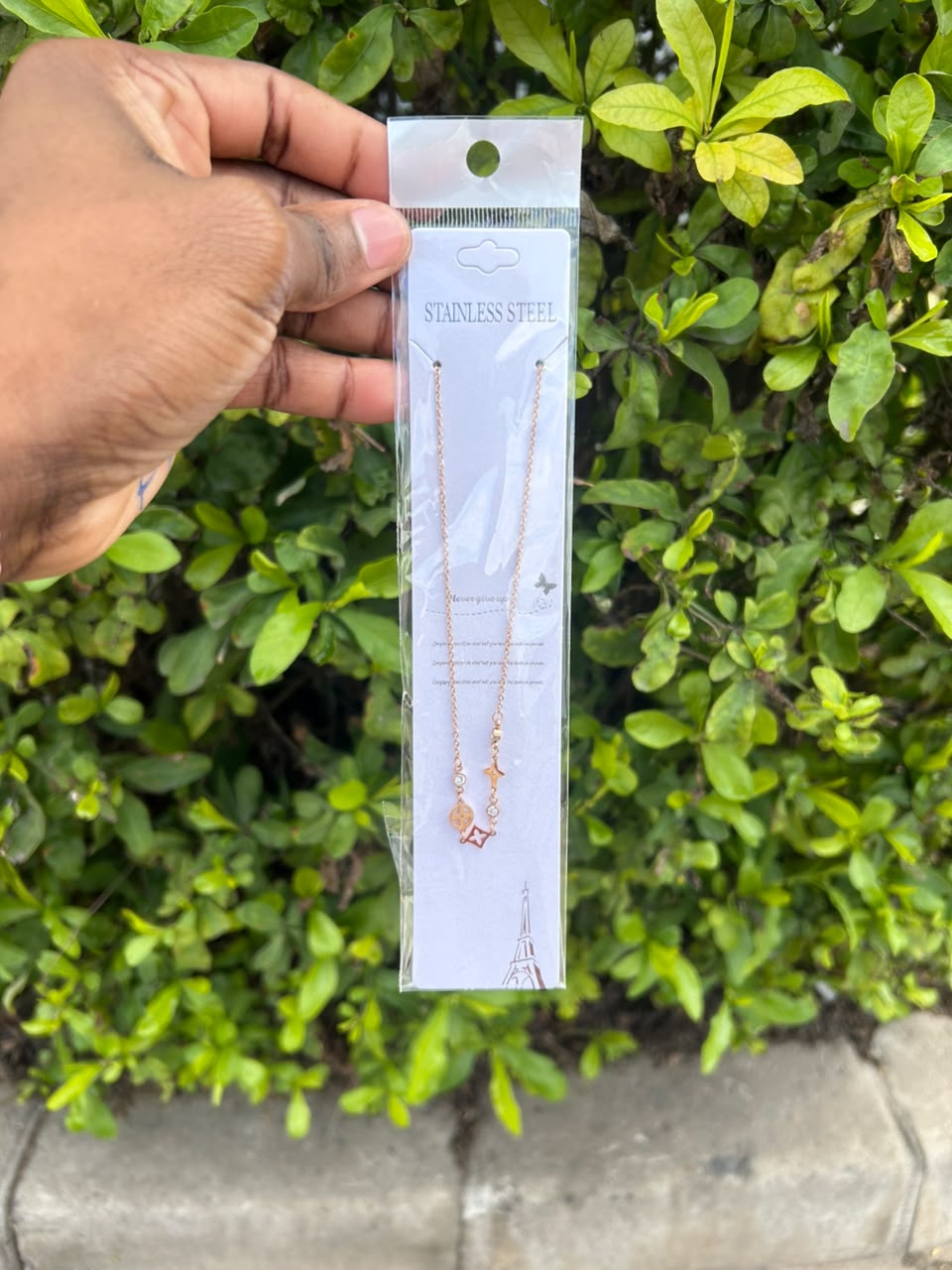 Women’s Rose-Gold Tone Pendant Necklace – Assorted Pendant Designs
