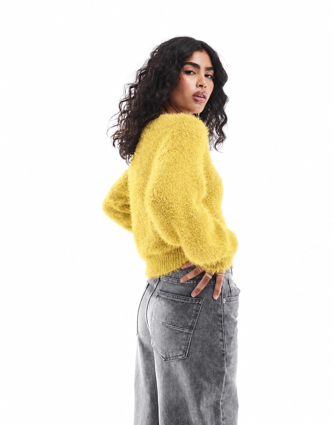 Soft-Touch V-Neck Knit Jersey