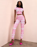 Signature Pink Print Two-Piece Set