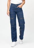 Utility Multi-Pocket Cargo Jeans XD117