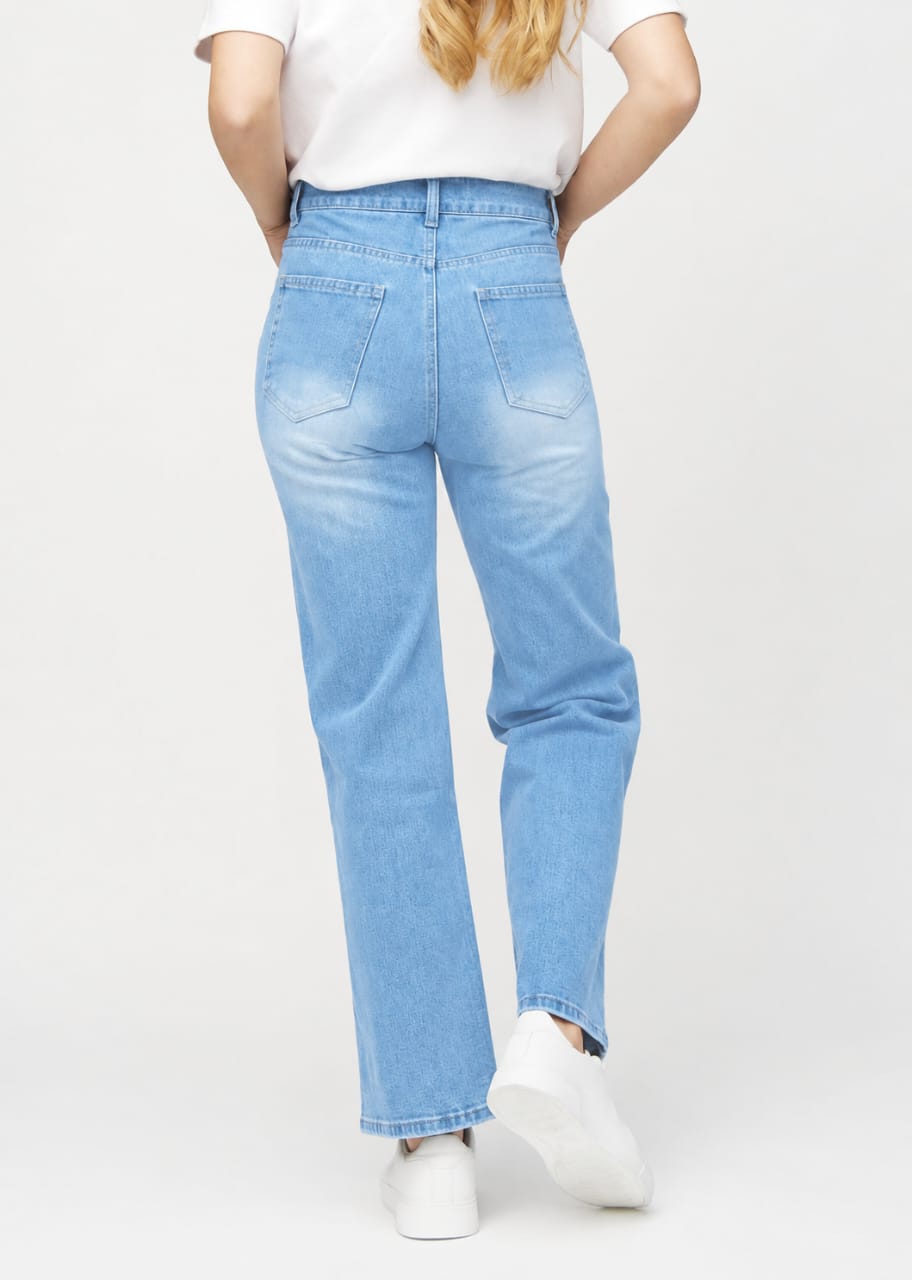 High-Rise Wide-Leg Jeans XD802