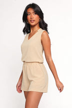 Sunlit Ease Tank & Shorts Set