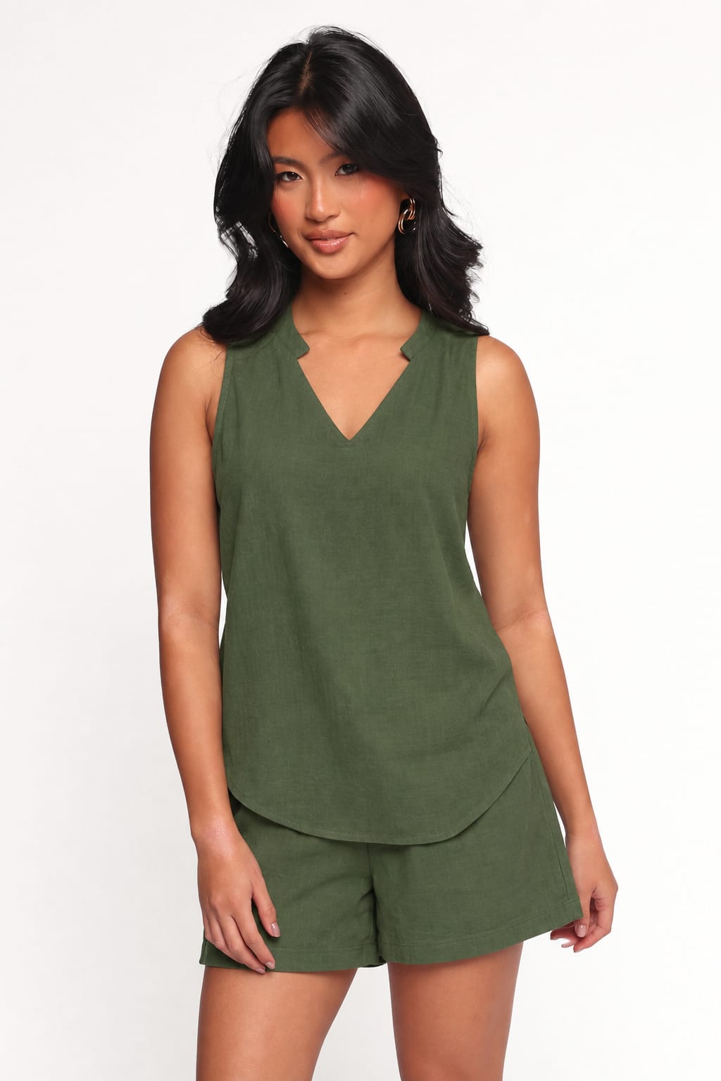 Sunlit Ease Tank & Shorts Set