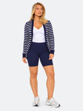 Coastal Stripe Two-Piece Shorts Set
