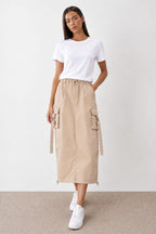 Utility Cargo Women's Maxi Skirt