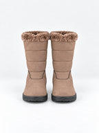 Faux-Fur-Lined Mid-Calf Winter Boots