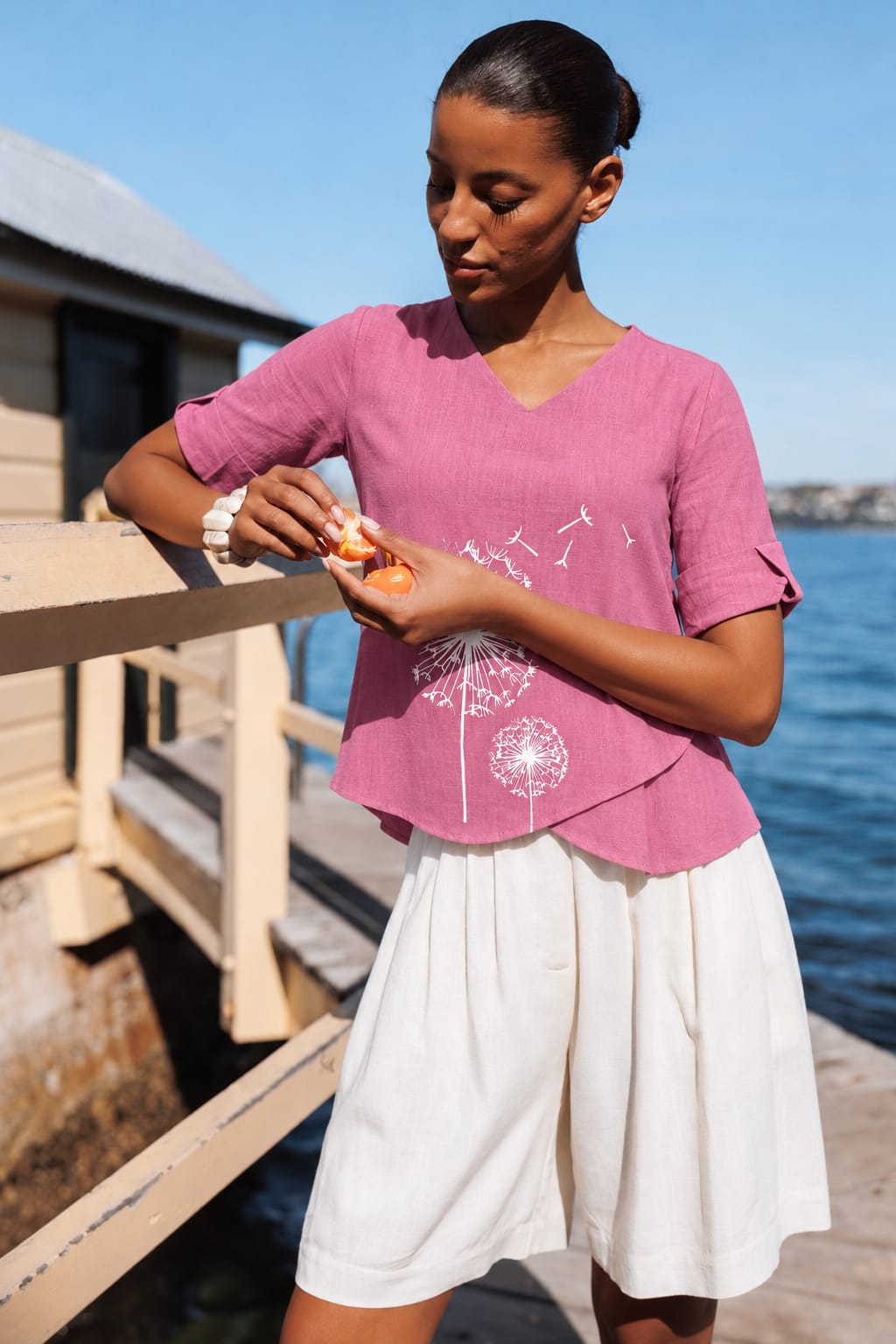 Dandelion Print Casual T-Shirt