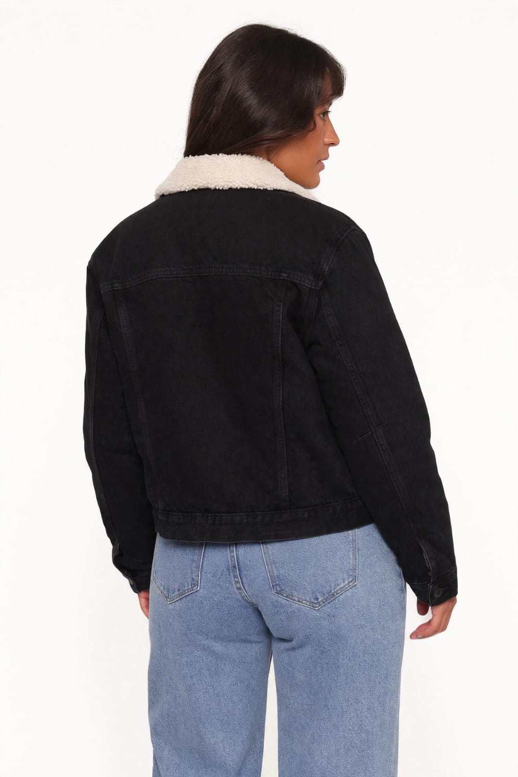 Warm Fleece-Lined Denim Jacket