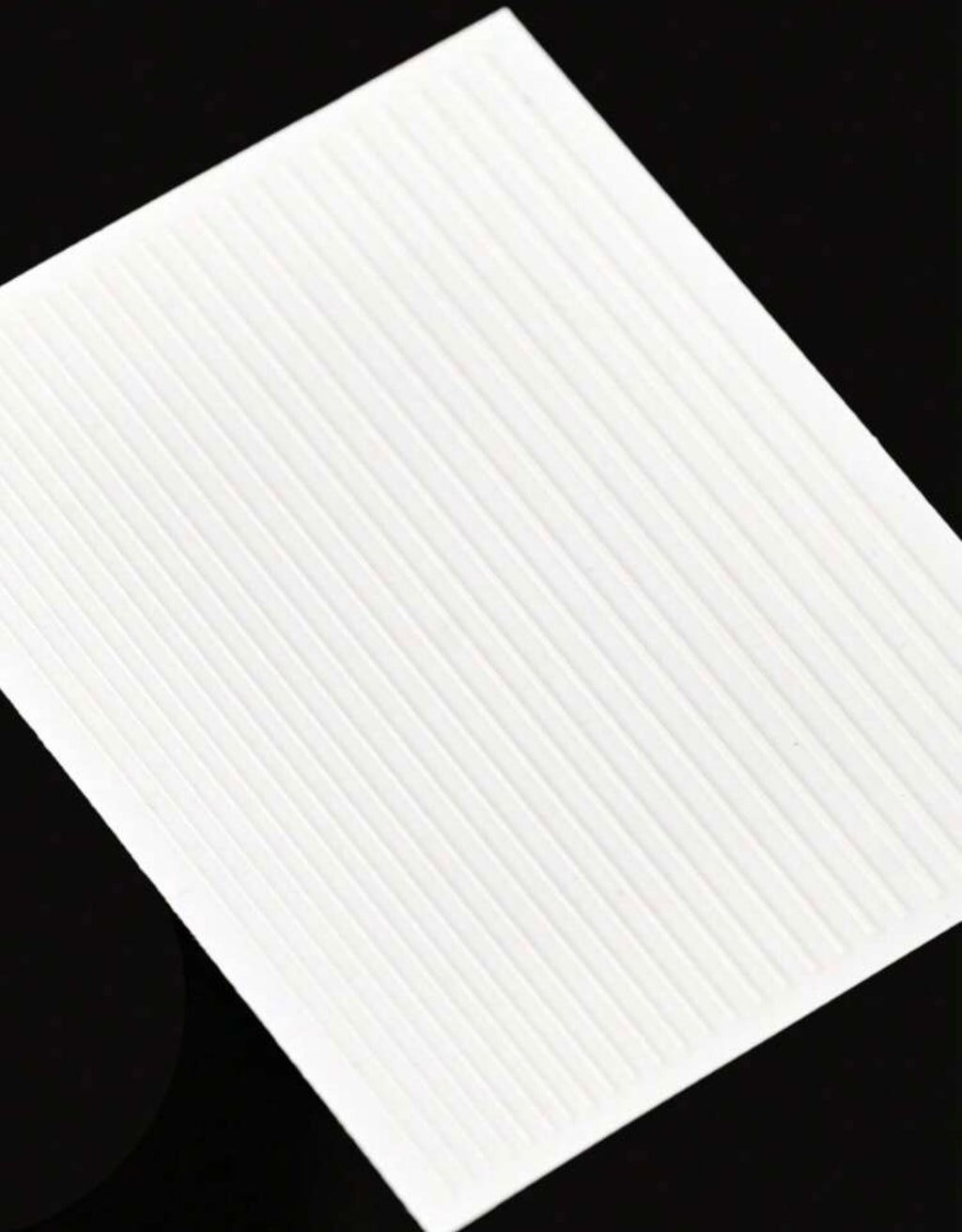 White 1sheet Stripe Pattern Nail Art Sticker XD21