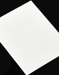 White 1sheet Stripe Pattern Nail Art Sticker XD21