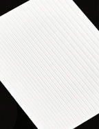 White 1sheet Stripe Pattern Nail Art Sticker XD21