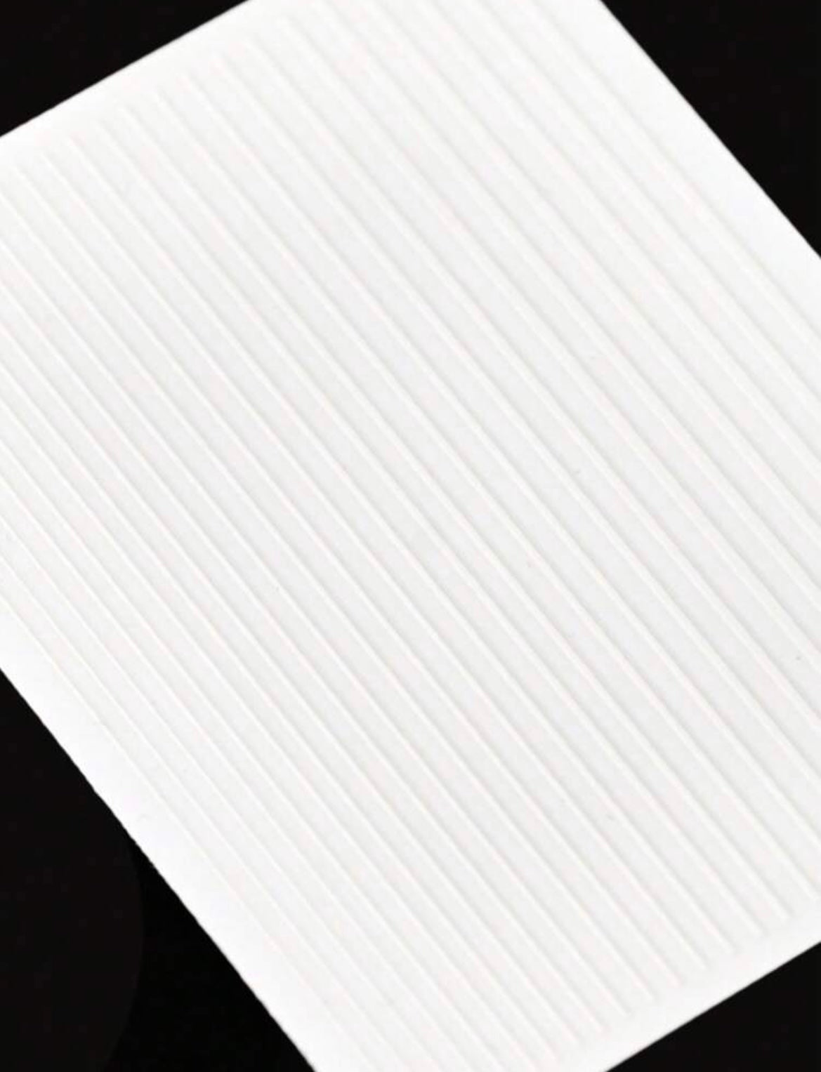 White 1sheet Stripe Pattern Nail Art Sticker XD21