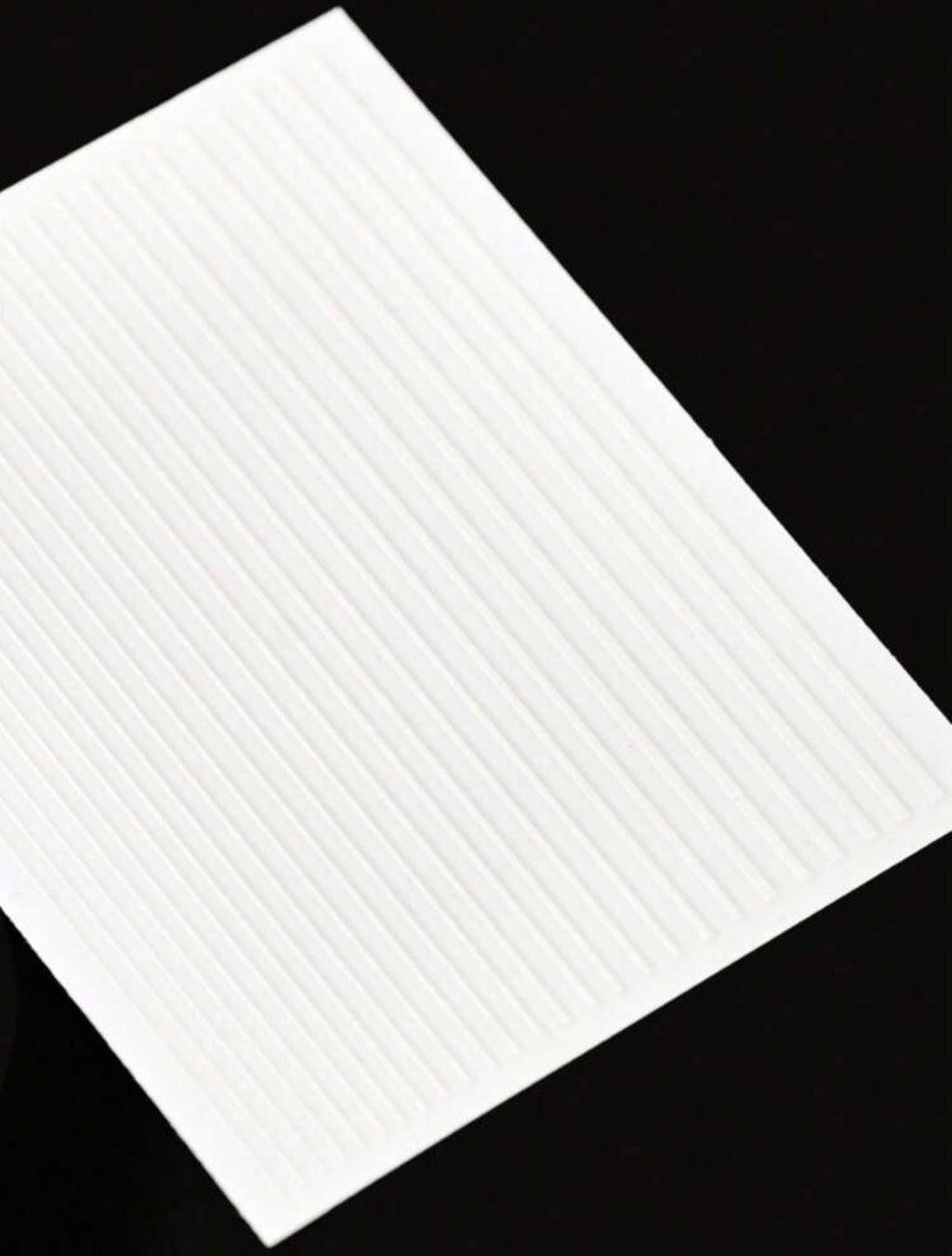 White 1sheet Stripe Pattern Nail Art Sticker XD21