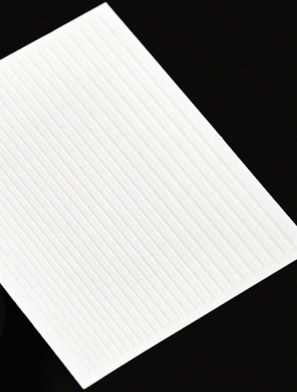 White 1sheet Stripe Pattern Nail Art Sticker XD21