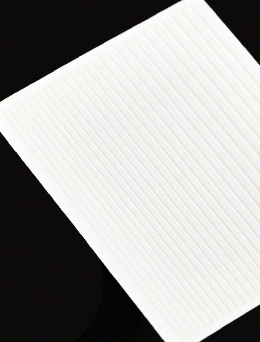 White 1sheet Stripe Pattern Nail Art Sticker XD21