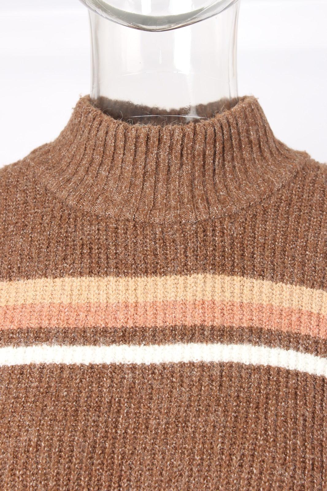 Winter Stripe Polo Neck Jersey - XD21