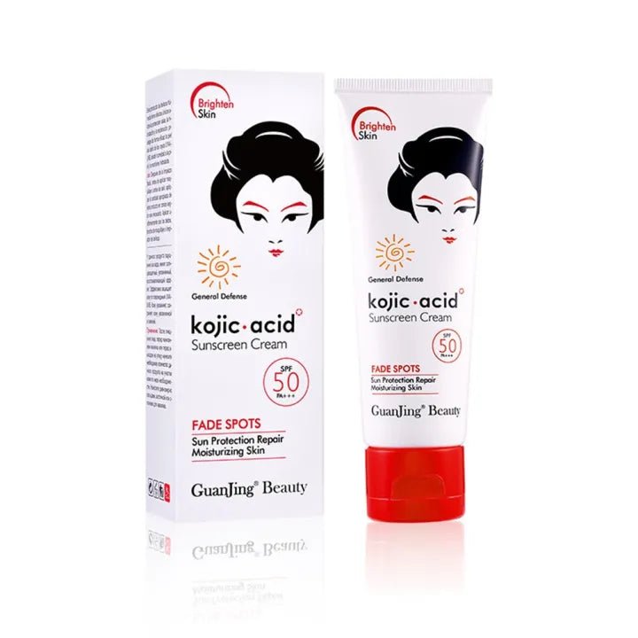 GuanJing Kojic Acid Sunscreen SPF50 PA+++ - Fade Spots & Sun Protection