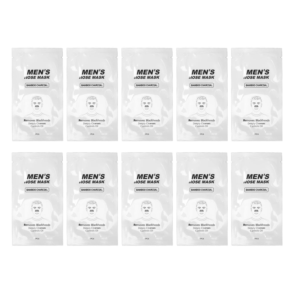 Men's Bamboo Charcoal Nose Mask - Deep Cleansing Blackhead Removal