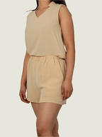 Summer Lounge Set | Tank Top & Shorts Two-Piece Outfit