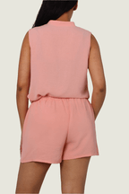 Summer Lounge Set | Tank Top & Shorts Two-Piece Outfit