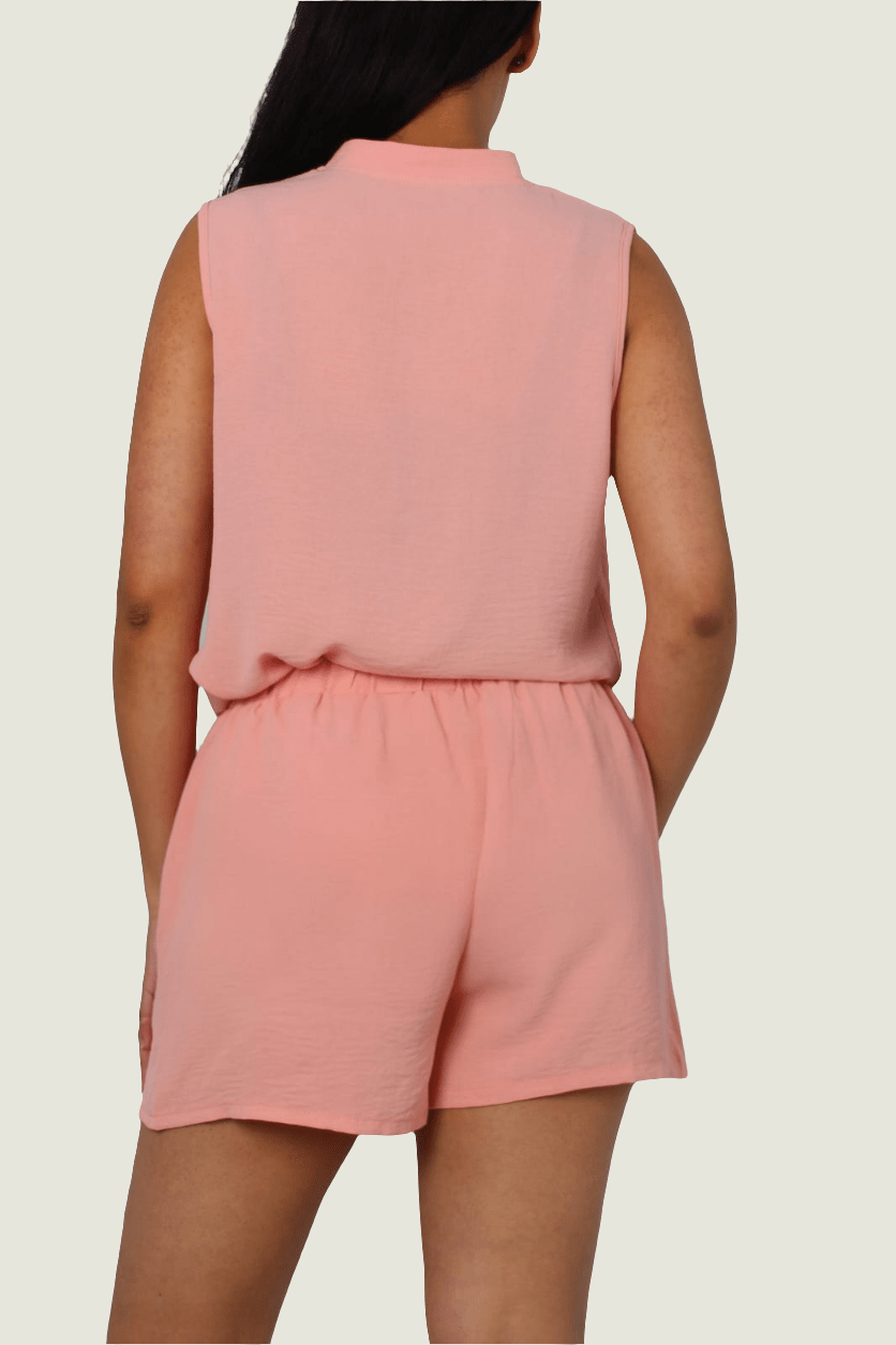 Summer Lounge Set | Tank Top & Shorts Two-Piece Outfit
