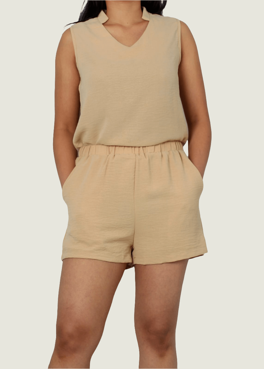 Summer Lounge Set | Tank Top & Shorts Two-Piece Outfit
