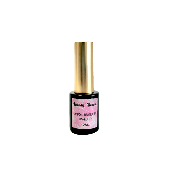 Wendy Beauty UV/LED Foil Transfer Nail Glue 12ml - Long-Lasting Adhesive for Nail Art