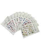 Premium Butterfly & Flower Nail Art Stickers | Unique Designs for Stunning Nails