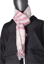Oversized Checkered Scarf with Fringe – Soft & Stylish Winter Layer