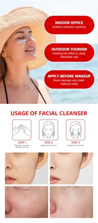 GuanJing Kojic Acid Sunscreen SPF50 PA+++ - Fade Spots & Sun Protection