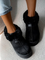 Fluffy Suede Slippers