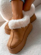 Fluffy Suede Slippers