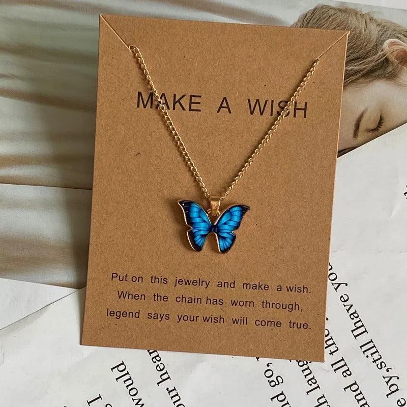 Butterfly pendant necklace - XD21