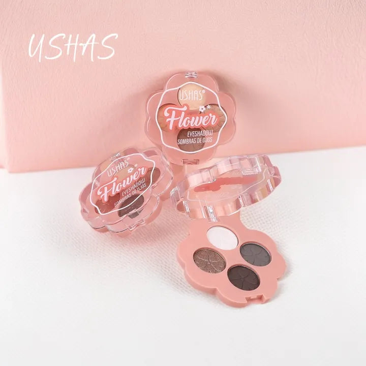 Ushas Flower Eyeshadow Palette - Bold & Vibrant Colors for Every Look