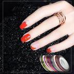 Metallic Nail Yarn 1 pack of 5 rolls– Add Shimmer & Texture to Your Nails