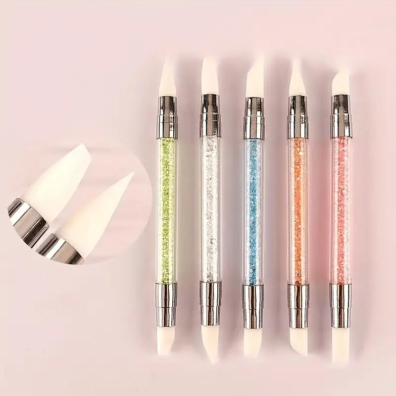 Sparkle Dual Ended Nail Art 5Pc Tool Set - The Ultimate Kit for Precision Nail Designs!
