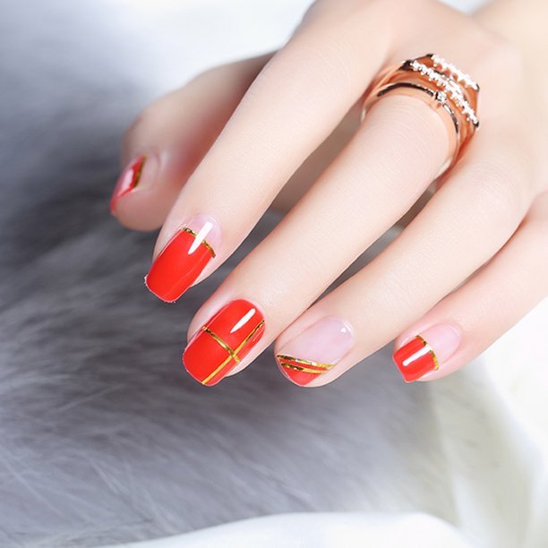 Metallic Nail Yarn 1 pack of 5 rolls– Add Shimmer & Texture to Your Nails