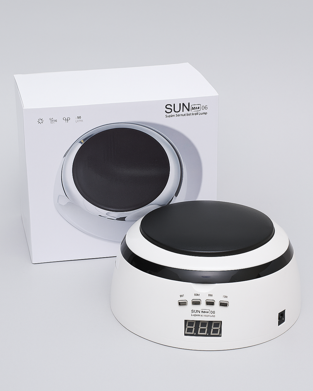 Sun UV LED Nail Lamp 248W – Fast Drying Gel Polish Curing Lamp