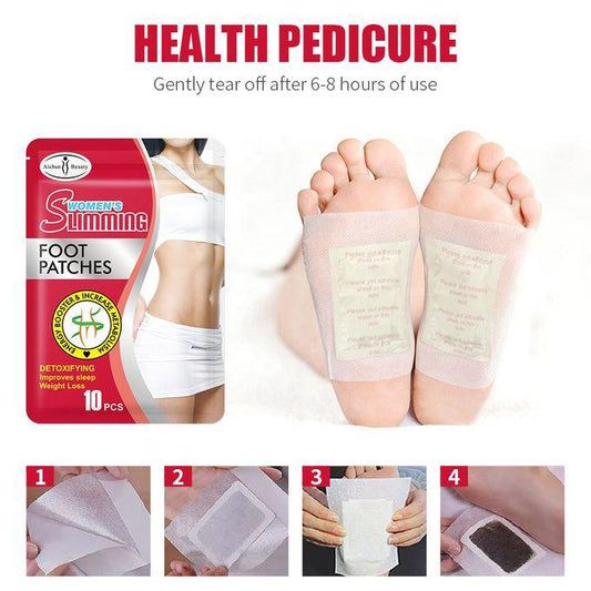 Beauty Women's Detox Foot Slimming Patches – Natural Detox & Weight Loss Suppor