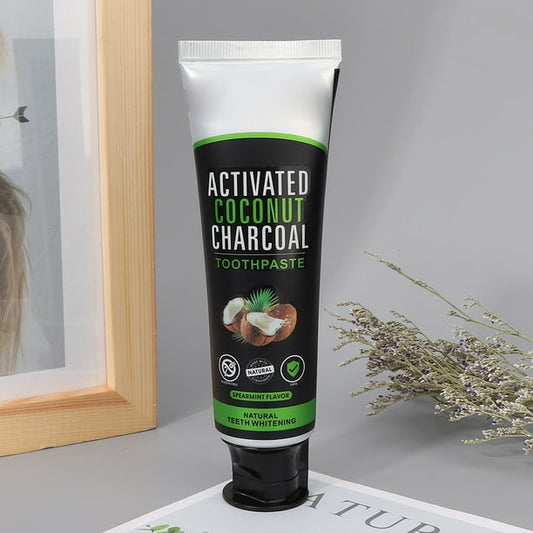 Activated Coconut Charcoal Toothpaste - Natural Whitening & Fresh Breath