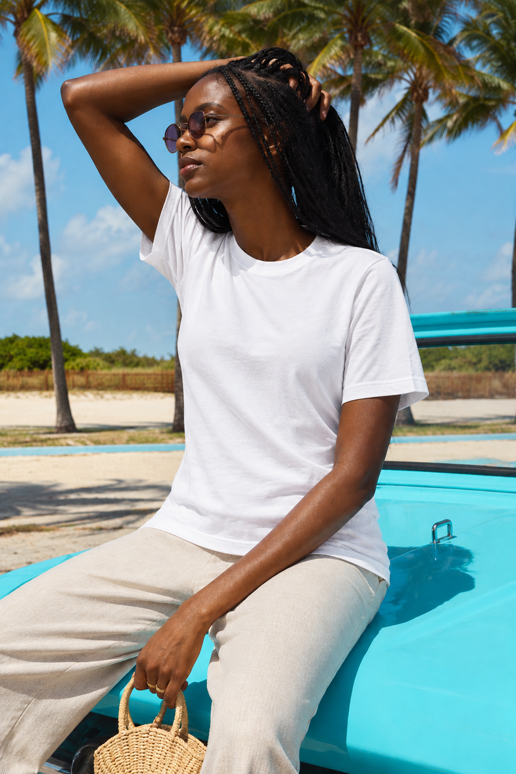 Plain Short Sleeve Crew T-shirt